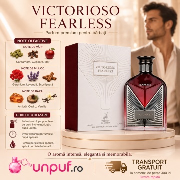 Parfum Alhambra Victorioso Fearless 100 ml, parfum arăbesc, edp, Bărbat - Img 9