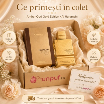Parfum Amber Oud Gold Edition Al Haramain 60 ml, Apa De Parfum, Unisex - Img 4