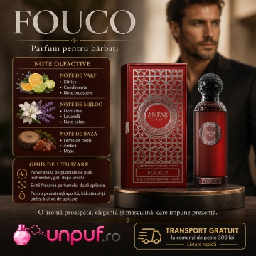Parfum Anfar 1950 Fuoco 100 ml, Extract De Parfum - Img 9