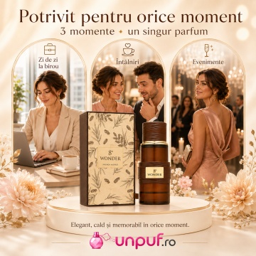 Parfum Arăbesc 8th Wonder French Avenue 100 ml, Apă de Parfum Unisex, Damă și Bărbat, Inspirat Kajal IV, Aromă Oriental Floral Ambrată cu Bergamotă, Fructe Dulci, Șofran, Rășini, Iasomie, Trandafir, Ambră, Lemn de Santal, Mosc și Vanilie - Img 6
