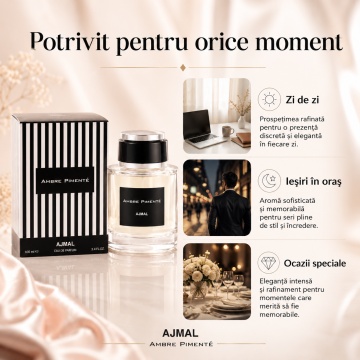 Parfum Arăbesc Ajmal Ambre Pimente 100 ml, Damă, edp - Img 6