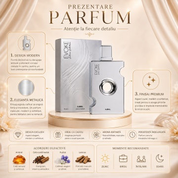 Parfum Arăbesc Ajmal Evoke Silver Ed. Him 90 ml, Damă, edp - Img 3