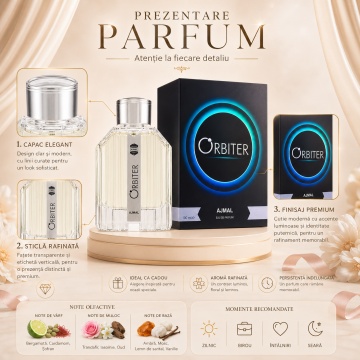 Parfum Arăbesc Ajmal Orbiter 100 ml, Damă, edp - Img 3