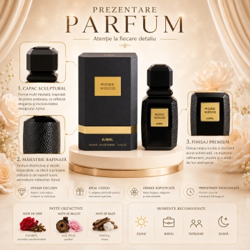 Parfum Arăbesc Ajmal Rose Wood 100 ml, Damă, edp - Img 3