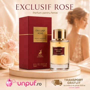 Parfum Arăbesc Alhambra Exclusif Rose Maison Alhambra 100 ml, Apă de Parfum Unisex, Damă și Bărbat, Aromă Floral Orientală, Inspirat Delina Exclusif - Img 10
