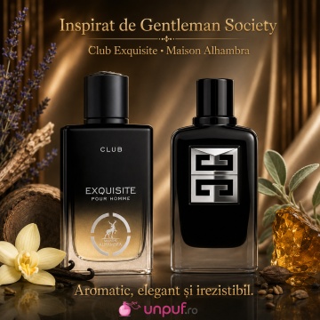 Parfum Arăbesc Alhambra Exquisite Club Maison Alhambra 100 ml, Apă de Parfum Bărbați, Aromă Oriental Modernă, Inspirat Gentleman Society - Img 8