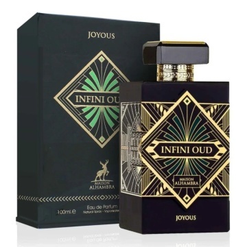 Parfum Arăbesc Alhambra Infini Oud Joyous 100 ml, Apă de Parfum Unisex, Damă și Bărbat, Maison Alhambra, Inspirat Oud for Happiness, Aromă Oriental Oud Lemnoasă cu Bergamotă, Piper Roz, Șofran, Lemn de Santal, Tămâie, Trandafir, Oud, Patchouli, Ambră și M - Img 10