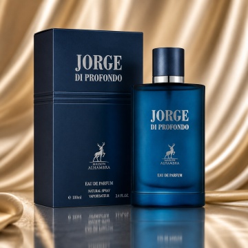 Parfum Arăbesc Alhambra Jorge Di Profondo Maison Alhambra 100 ml, Apă de Parfum Bărbați, Aromă Acvatic Proaspătă, Inspirat Acqua di Gio Profondo