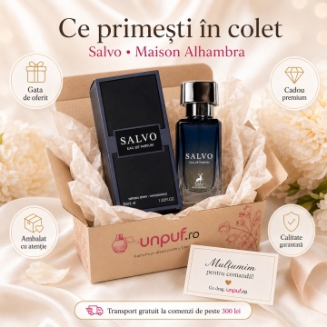 Parfum Arăbesc Alhambra Salvo 30 ml, Apă de Parfum Bărbați, Maison Alhambra, Inspirat Sauvage, Aromă Aromatic Proaspătă cu Note Citrice, Bergamotă, Piper, Patchouli, Geranium, Lavandă, Ambroxan, Cedru și Labdanum - Img 4