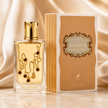 Parfum Arăbesc Alhambra Sugar Me Dulce de Leche Maison Alhambra 100 ml, Apă de Parfum Damă, Aromă Gurmand Dulce, Inspirat Bianco Latte