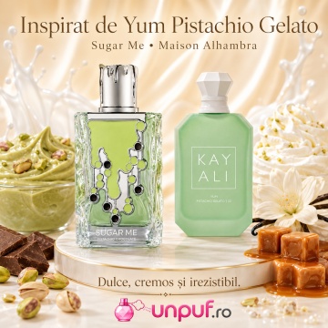 Parfum Arăbesc Alhambra Sugar Me Pistachio Chocolate Maison Alhambra 100 ml, Apă de Parfum Unisex, Damă și Bărbat, Aromă Gurmand Orientală, Inspirat Yum Pistachio Gelato - Img 8