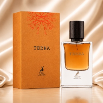 Parfum Arăbesc Alhambra Terra Maison Alhambra 50 ml, Apă de Parfum Unisex, Damă și Bărbat, Aromă Oriental Modernă Lemnoasă, Inspirat Terroni