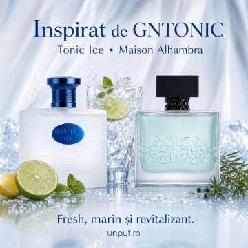 Parfum Arăbesc Alhambra Tonic Ice Maison Alhambra 100 ml, Apă de Parfum Bărbați, Aromă Acvatic Proaspătă, Inspirat GnTonic - Img 8