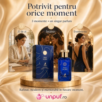 Parfum Arăbesc Alhambra True Word Maison Alhambra 100 ml, Apă de Parfum Unisex, Damă și Bărbat, Aromă Oriental Modernă, Inspirat Blue Talisman - Img 6