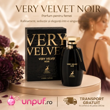 Parfum Arăbesc Alhambra Very Velvet Noir Maison Alhambra 100 ml, Apă de Parfum Damă, Aromă Oriental Ambrată, Inspirat Very Sexy Night - Img 10