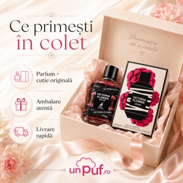 Parfum Arăbesc Alhambra Victoria Flower Orchid 100 ml, Apă de Parfum Damă, Maison Alhambra, Inspirat Flowerbomb Ruby Orchid, Aromă Floral Fructată cu Bergamotă, Fructe Delicate, Pară, Bujor, Flori Albe, Iasomie, Trandafir, Lemn Alb, Mosc și Vanilie - Img 4