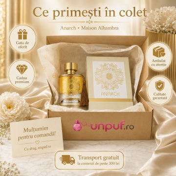 Parfum Arăbesc Anarch Maison Alhambra 100 ml, Apă de Parfum Unisex, Damă și Bărbat, Inspirat Andromeda Tiziana Terenzi, Aromă Oriental Florală Ambrată cu Iarbă, Ylang Ylang, Bergamotă, Iasomie, Crin, Piersică, Frunze de Violetă, Heliotrop, Trandafir, Aban - Img 4