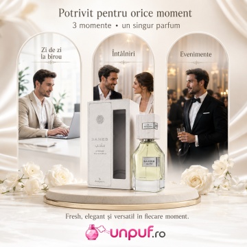 Parfum Arăbesc Ard Al Zaafaran Saheb Intense 70 ml, Apă de Parfum Unisex, Damă și Bărbat, Inspirat Imagination, Aromă Oriental Ambrată cu Bergamotă, Condimente, Fructe Dulci, Iasomie, Trandafir, Patchouli, Ambră, Mosc și Vanilie - Img 6