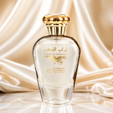Parfum Arăbesc Ard Al Zaafaran Turab Al Dhahab 100 ml, Apă de Parfum Damă, Inspirat Soleil Blanc, Aromă Oriental Ambrată Solară cu Cocos, Citrice, Bergamotă, Vanilie, Flori Albe, Lemn de Cedru, Lemn de Santal, Mosc și Note Pudrate - Img 2