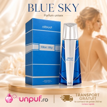 Parfum Arăbesc Armaf Blue Sky 105 ml, Apă de Parfum Unisex Damă și Bărbat, Aromă Fresh Fructată Citrică cu Ananas, Bergamotă, Măr, Vanilie, Ambroxan și Note Lemnoase - Img 10
