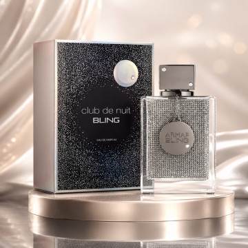 Parfum Arăbesc Armaf Club De Nuit Bling 75 ml, Apă de Parfum Unisex Damă și Bărbat, Aromă Aromatic Orientală Inspirată de Dior Homme Intense