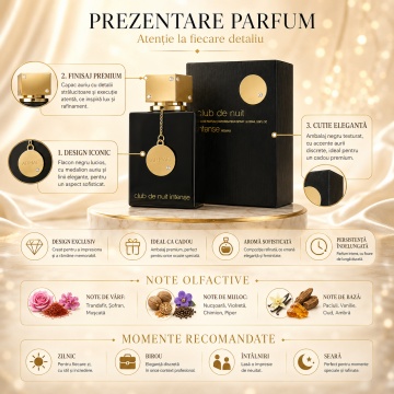 Parfum Arăbesc Armaf Club De Nuit Intense Woman 105 ml, Apă de Parfum Damă, Aromă Chypre Florală, Elegantă, Intensă, Seducătoare și Feminină, Inspirată de Noir De Noir - Img 3