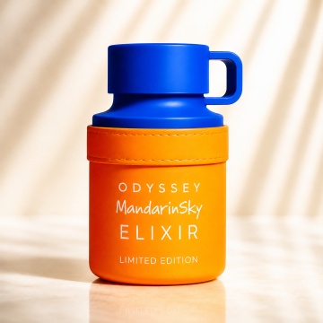 Parfum Arăbesc Armaf Odyssey Mandarin Sky Elixir 100 ml, Apă de Parfum Bărbat, Aromă Citrus Gurmand Aromatică, Intensă, Caldă și Energică - Img 2