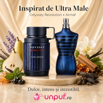 Parfum Arăbesc Armaf Odyssey Revolution Ultra Edition 100 ml, Apă de Parfum Bărbat, Aromă Aromatic Fructată, Dulce, Intensă și Masculină, Inspirată de Ultra Male - Img 8