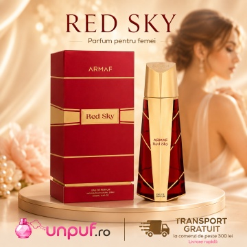 Parfum Arăbesc Armaf Red Sky 105 ml, Apă de Parfum Unisex Damă și Bărbat, Aromă Florală Dulce, Elegantă și Feminină, Inspirată de Si Fiori - Img 10