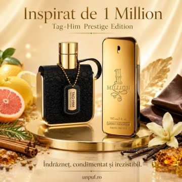 Parfum Arăbesc Armaf Tag Him Prestige Edition 100 ml, Apă de Parfum Bărbat, Aromă Aromatic Orientală, Masculină, Elegantă și Sofisticată, Inspirată de 1 Million - Img 8