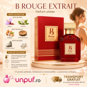 Parfum Arăbesc B Rouge Extrait de Parfum Fragrance World 100 ml, Extract de Parfum Unisex, Damă și Bărbat, Aromă Oriental Floral Ambrată cu Migdală Amară, Șofran, Cedru, Iasomie Egipteană, Ambergris, Mosc și Note Lemnoase - Img 9