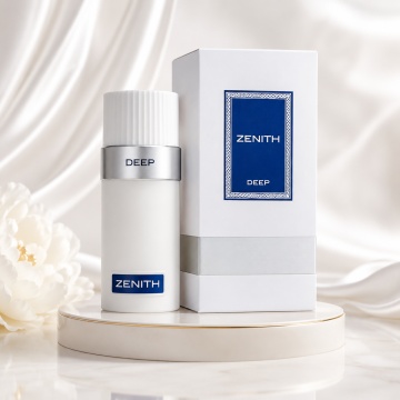 Parfum Arăbesc Bărbat Zenith Deep French Avenue 100 ml, Apă de Parfum, Inspirat de Bleu de Chanel, Aromă Fresh Condimentată și Lemnoasă cu Grapefruit, Lămâie, Mentă, Piper, Bergamotă, Ghimbir, Nucșoară, Iasomie, Pepene, Tămâie, Ambră, Cedru, Santal și Lab