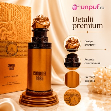 Parfum Arăbesc Caramel Bash 100 ml Paris Corner, Apă de Parfum Unisex Damă și Bărbat, Aromă Gurmand Caramel, Orientală, Caldă, Cremoasă și Rafinată, Inspirată de Caramel Oud Theodoros Kalotinis - Img 9