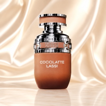 Parfum Arăbesc Cocolatte Lassi French Avenue 80 ml, Apă de Parfum Unisex, Damă și Bărbat, Inspirat Soleil Blanc, Aromă Gurmand Dulce cu Caramel, Fructe Dulci, Zahăr, Praline, Flori Albe, Note Cremoase, Tonka, Ambră, Mosc și Vanilie - Img 2