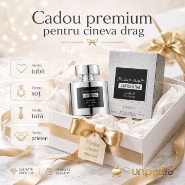 Parfum Arăbesc Confidential Platinum Lattafa 100 ml, Apă de Parfum Bărbați, Aromă Lemnos Aromatică Fresh Sportivă cu Chiparos, Bergamotă, Citrice, Piper Negru, Note Marine, Note Lemnoase, Tămâie, Ambră Gri, Labdanum, Mosc și Mușchi - Img 7