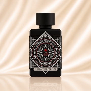 Parfum Arăbesc Damă Intense Addiction French Avenue 80 ml, Extrait de Parfum, Inspirat de Addictive Vibration Initio, Aromă Oriental Condimentată Ambrată cu Rom, Scorțișoară, Șofran, Rășini, Davana, Hedionă, Patchouli, Tutun, Lemn de Santal și Vanilie - Img 2