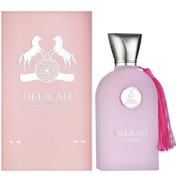 Parfum Arăbesc Delilah Maison Alhambra 100 ml, Apă de Parfum Damă, Inspirat Delina Parfums de Marly, Aromă Florală Feminină cu Lici, Rubarbă, Bergamotă, Nucșoară, Trandafir, Bujor, Mosc, Petalia, Vanilie, Cașmiran, Cedru, Tămâie și Vetiver - Img 11