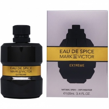 Parfum Arăbesc Eau De Spice Extreme Mark & Victor Fragrance World 100 ml, Apă de Parfum Bărbați, Aromă Lemnos Condimentată cu Scorțișoară, Chimion, Șofran, Whiskey, Tutun și Vanilie - Img 12