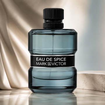 Parfum Arăbesc Eau de Spice Mark & Victor Fragrance World 100 ml, Apă de Parfum Bărbat, Aromă Oriental Condimentată cu Elemi, Grapefruit, Bergamotă, Piper Roz, Paprika, Scorțișoară, Șofran, Tutun, Piele și Vetiver - Img 2
