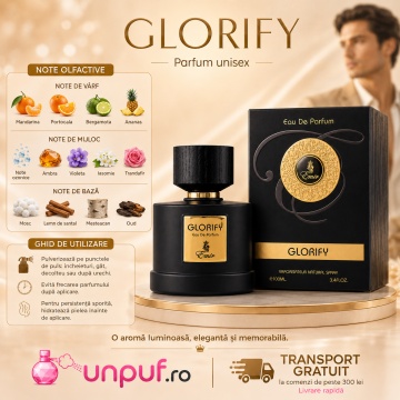 Parfum Arăbesc Emir Glorify 100 ml, Apă de Parfum Bărbat, Aromă Oriental Lemnoasă, Proaspătă, Citrică, Fructată, Luminoasă și Sofisticată, Inspirată de Gumin Tiziana Terenzi - Img 9