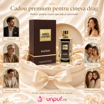 Parfum Arăbesc Escent Amber Leather Escent 100 ml, Unisex, Damă, Bărbat, edp - Img 7
