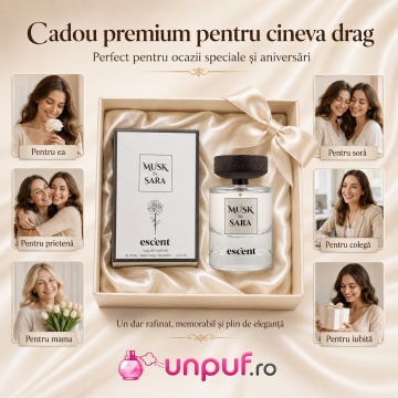 Parfum Arăbesc Escent Musk By Sara Escent 100 ml, Unisex, Damă, Bărbat, edp - Img 7