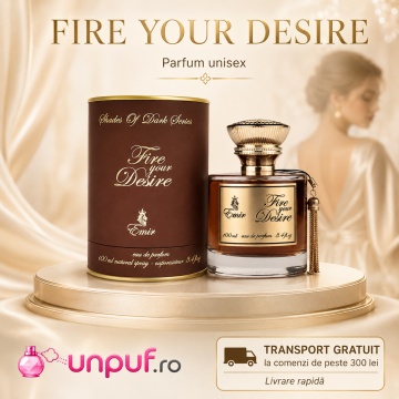 Parfum Arăbesc Fire Your Desire Emir 100 ml, Apă de Parfum Unisex Damă și Bărbat, Aromă Oriental Gourmand Băuturi Fine, Coniac, Scorțișoară, Alune, Curmale, Pralină și Vanilie, Inspirată de Angels' Share Kilian - Img 10