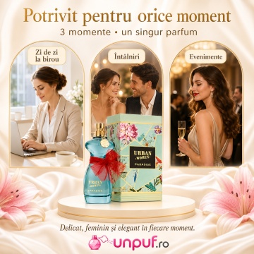 Parfum Arabesc Fragrance World Urban Women Paradise Eau De Parfum 100 Ml - Img 6