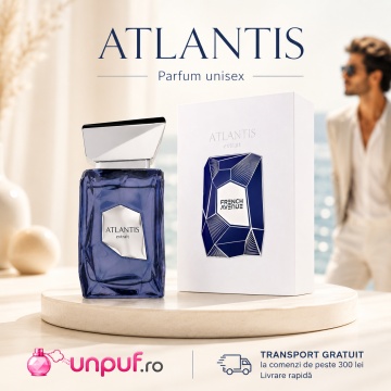 Parfum Arăbesc French Avenue Atlantis 100 ml, Extract de Parfum Unisex, Damă și Bărbat, Inspirat Wavechild, Aromă Acvatic Fructată Fresh Oceanică cu Citrice, Portocală, Mandarină, Lămâie, Pepene, Cocos, Ambră, Mosc, Cedru, Cacao, Amberwood și Ambergris - Img 7