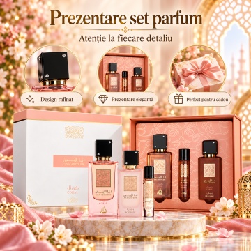Parfum Arăbesc Gift Set Ana Abiyedh Coral 60Ml + 12 Ml Hairmist - Img 5