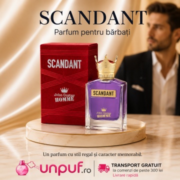 Parfum Arăbesc John Gustav Homme Scandant Eau de Parfum 100 ml, Bărbat, Aromă Oriental Lemnos Gourmand cu Mandarină, Piper, Salvie, Tonka, Caramel, Lavandă, Ambră, Lemn Cald și Vetiver - Img 10