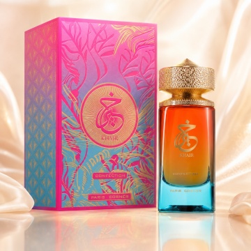 Parfum Arăbesc Khair Confection Paris Corner 100 ml, Apă de Parfum Unisex Damă și Bărbat, Aromă Oriental Vanilată, Gurmandă, Floral Fructată, Pară, Frișcă, Cașmir, Iasomie, Ylang Ylang, Vanilie, Bezea și Lemn de Santal, Inspirată de Vanilla Candy Rock Sug