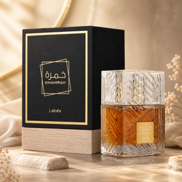 Parfum Arăbesc Khamrah Lattafa 100 ml, Apă de Parfum Unisex Damă și Bărbat