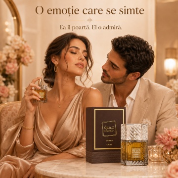 Parfum Arăbesc Khamrah Qahwa Lattafa 100 ml, Apă de Parfum Unisex Damă și Bărbat, Aromatic Condimentat - Img 4